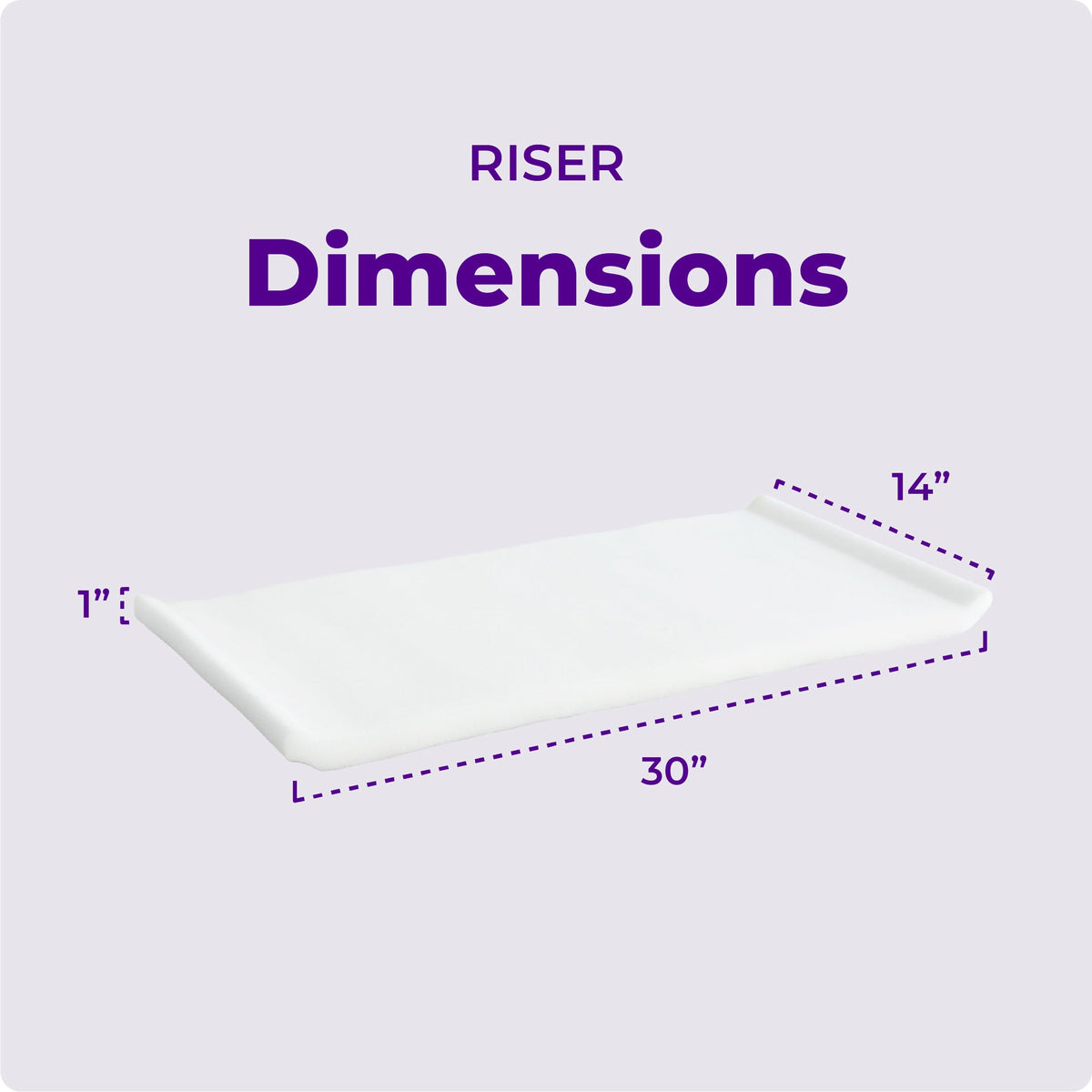 Nolune 1" Height Riser – Ice Pillow