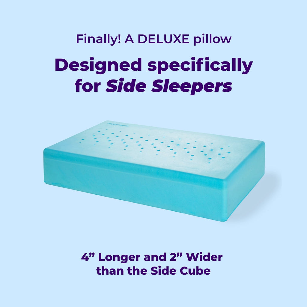 Nolune Deluxe Side Sleeper Pillow 6" – Queen & King Beds
